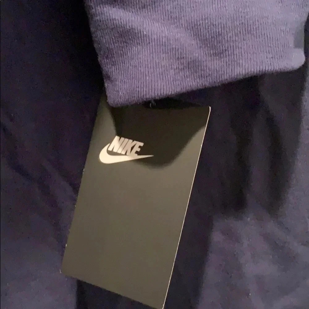 Nike Tee TShirt Navy Blue Swoosh Logo Sz XL NWT - Picture 7 of 10